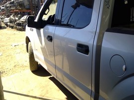 2017 FORD F-150, SILVER, XLT MODEL, 3.5L TURBO, AT, 4WD.  F265217